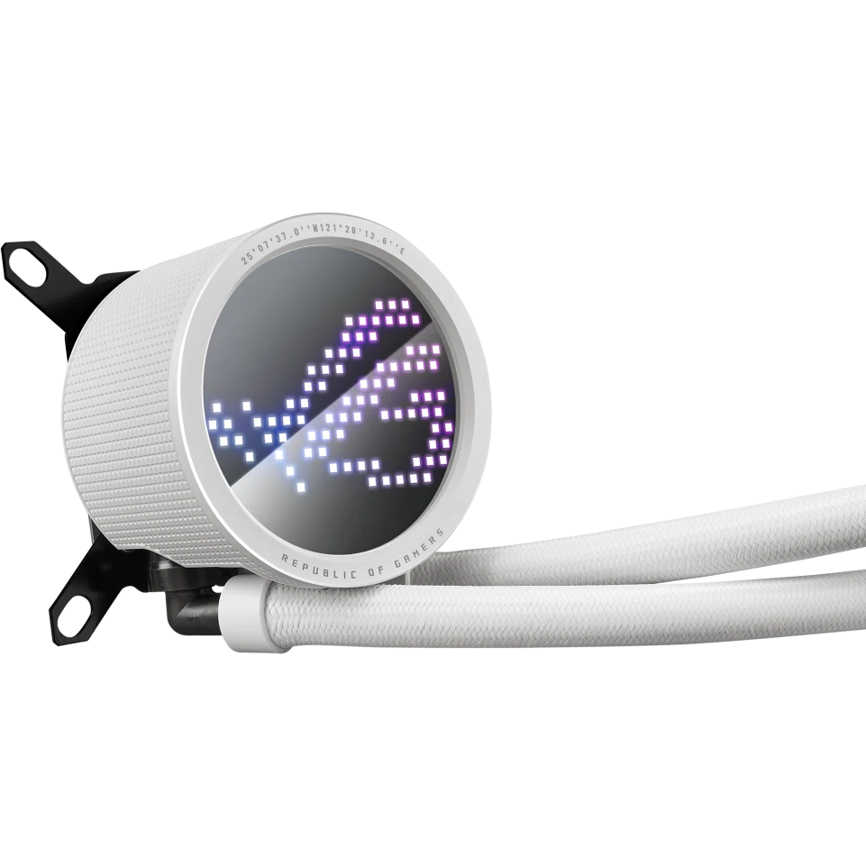 Ūdens dzesētājs ASUS ROG Ryuo III 240 ARGB White (90RC00J2-M0UAY0) - foto 2