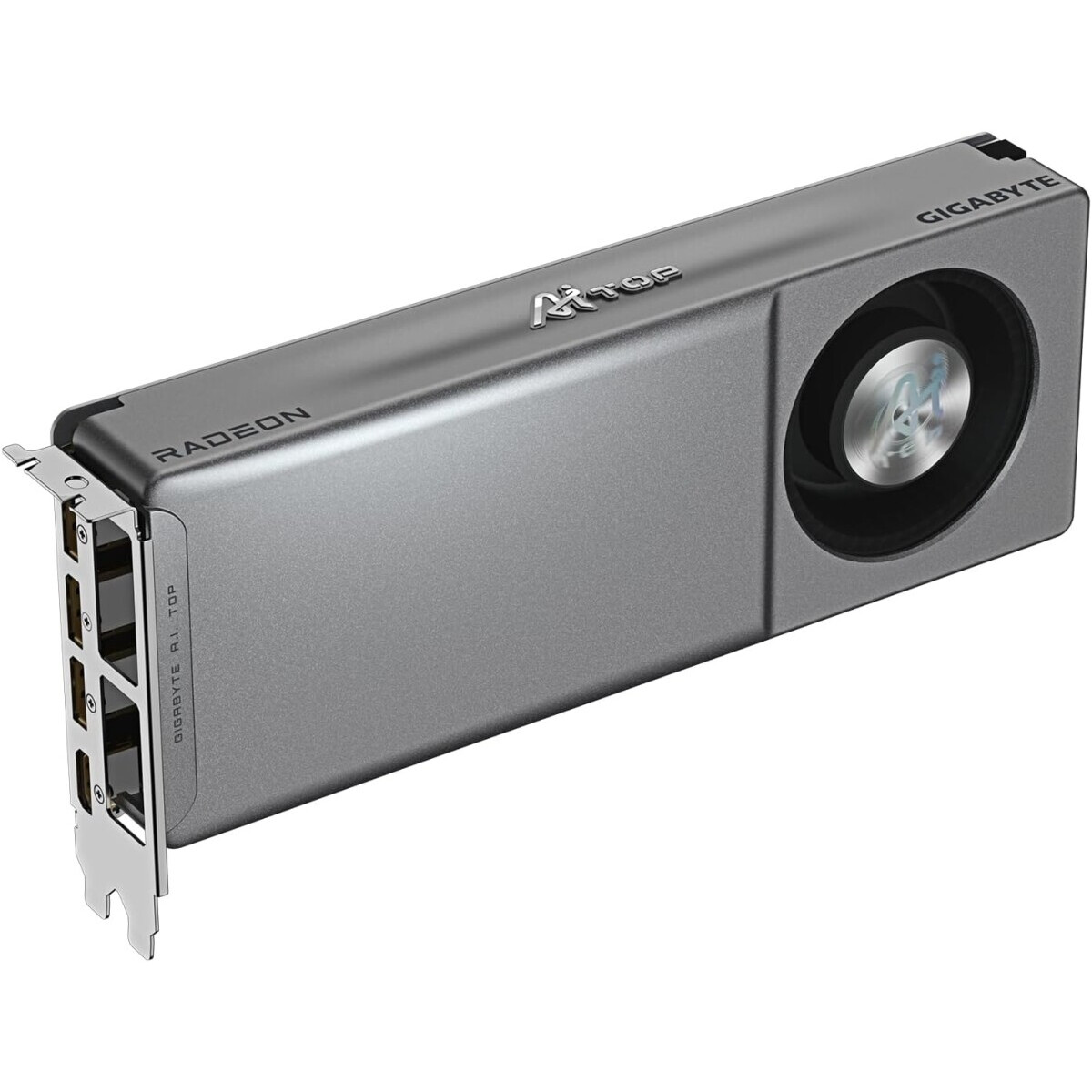 Videokarte GIGABYTE Radeon AI PRO R9700 AI TOP Silver (GV-R9700AI TOP-32GD) - foto 4