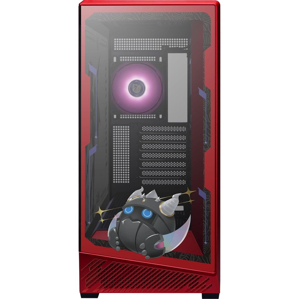 Datoru korpuss MSI PANO 130R MLG EDITION 306-7G32M21-HH9 Red - foto 3