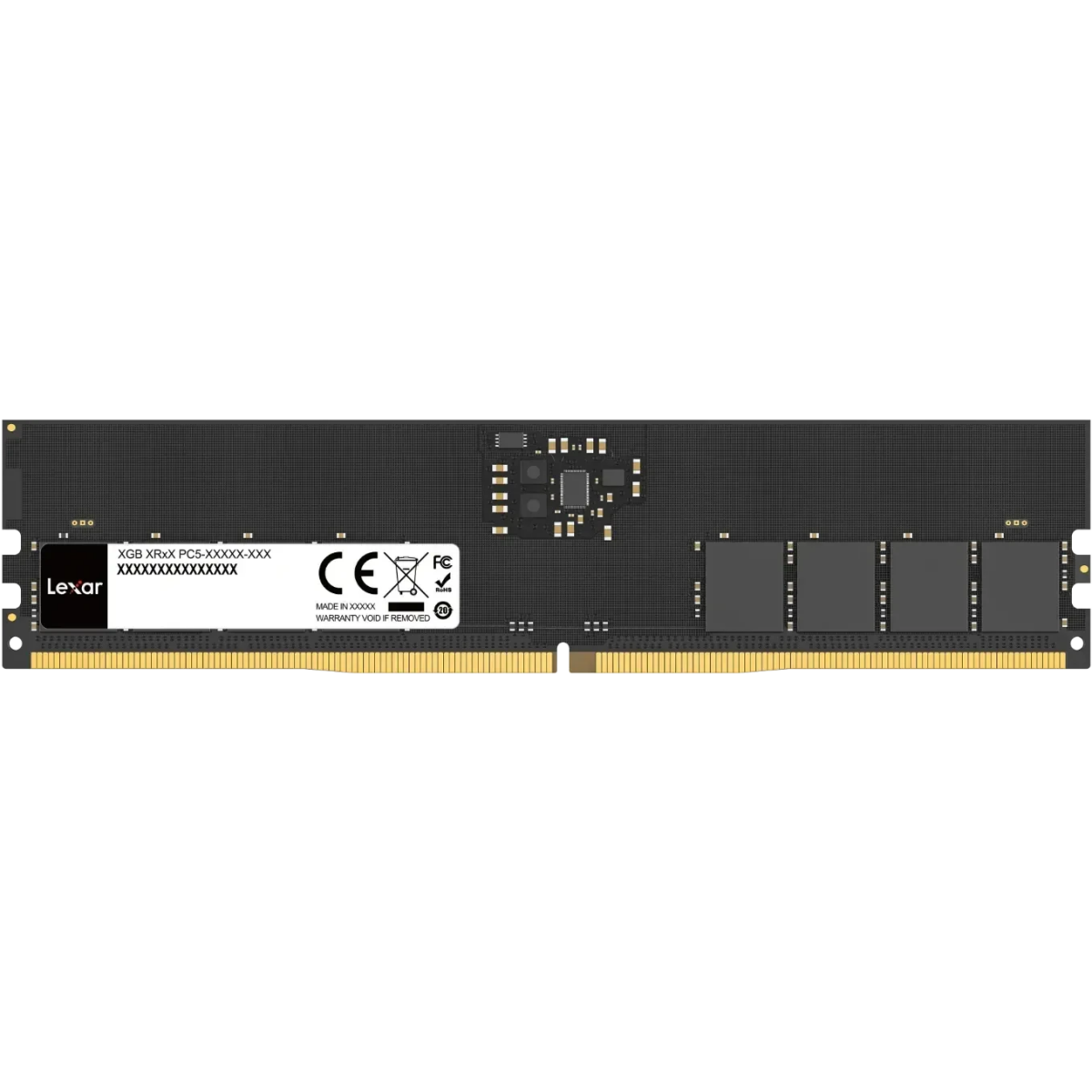 Operatīvā atmiņa Lexar 16GB 5600 MHz DDR5 CL46 Black (LD5U16G56C46ST-HGN)