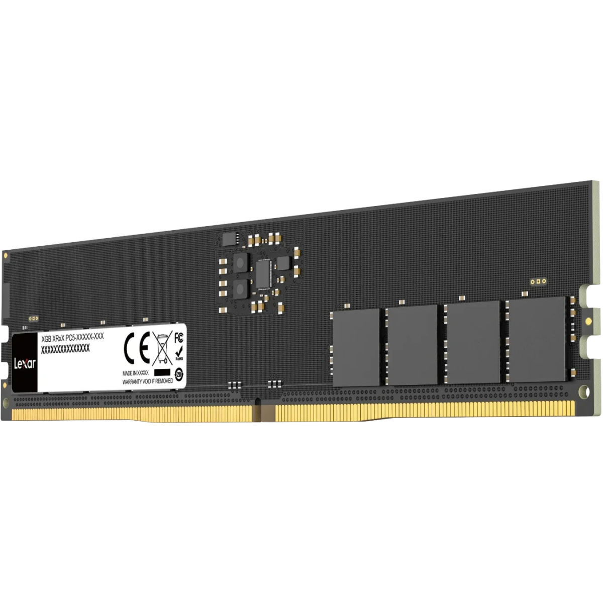 Operatīvā atmiņa Lexar 16GB 5600 MHz DDR5 CL46 Black (LD5U16G56C46ST-HGN) - foto 2