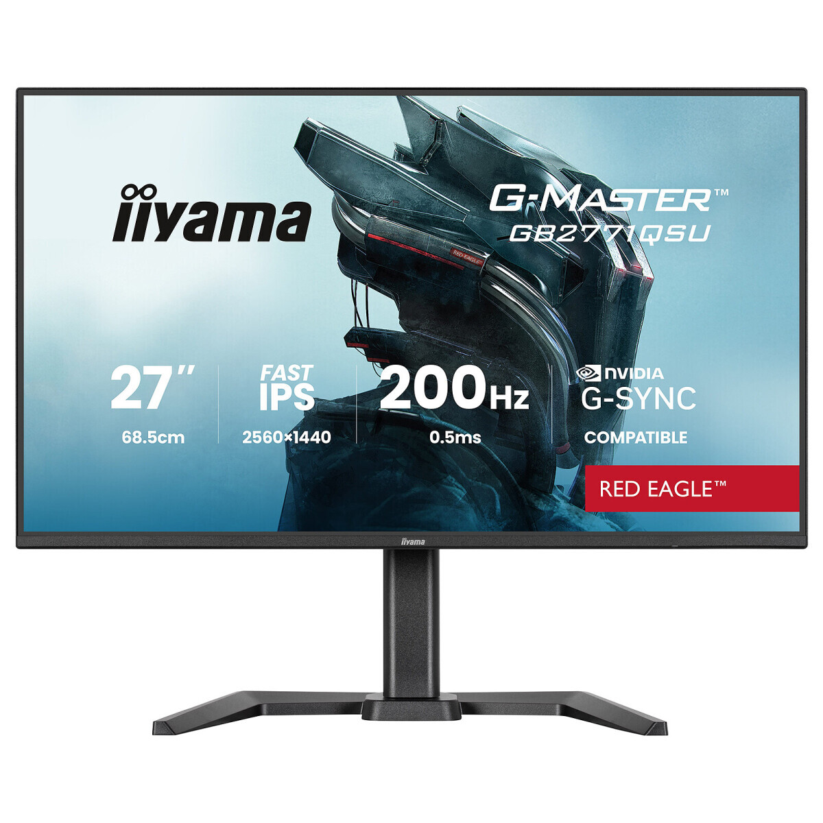 Monitors iiyama G-Master GB2771QSU-W1 27" Black