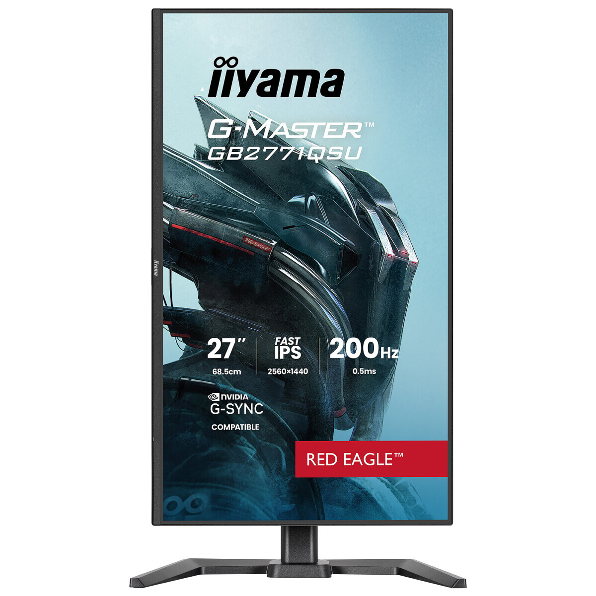 Monitors iiyama G-Master GB2771QSU-W1 27" Black - foto 2