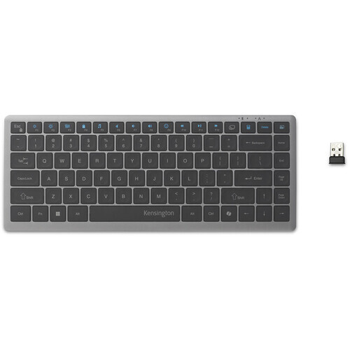 Tastatūra KENSINGTON KB435 EQ Rechargeable Multi-Device Grey - K75409FR - foto 3