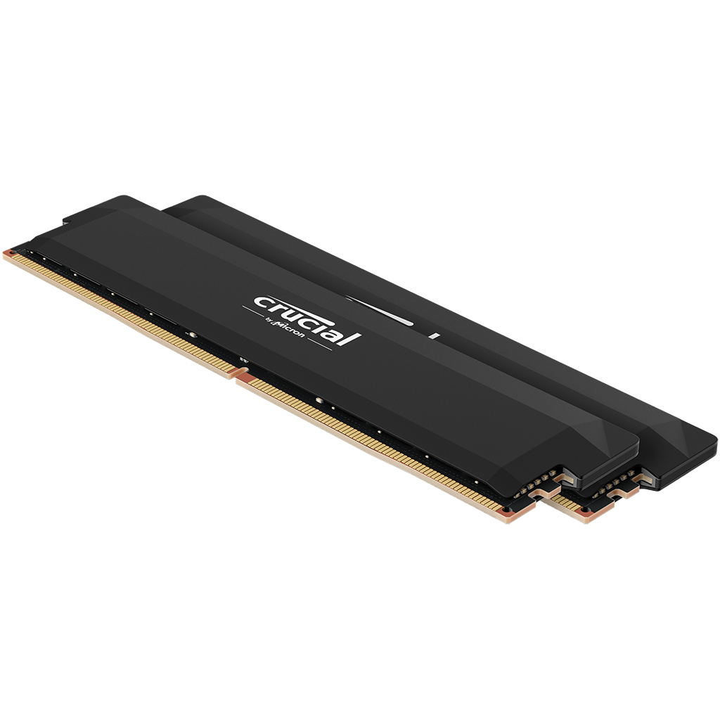 Operatīvā atmiņa Crucial Pro OC Gaming 32GB (2x16GB) Black (CP2K16G64C38U5B)