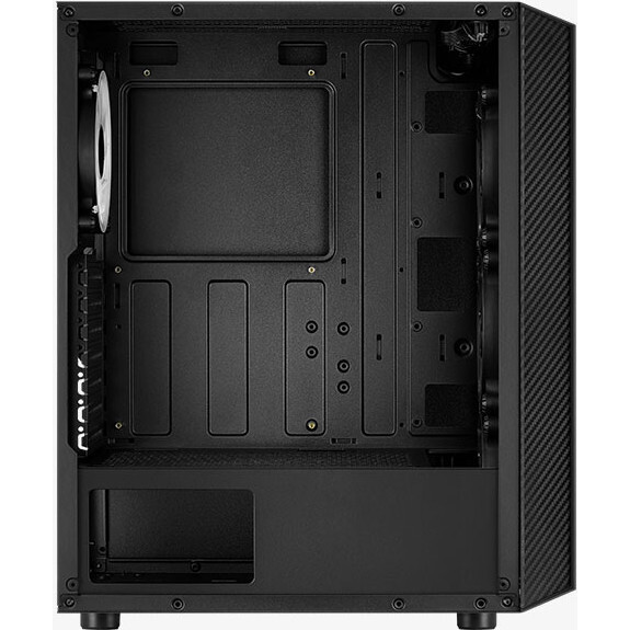 Gehäuse AeroCool Hive FRGB Black - Hive-G-BK-v2/ACCM-PV27043.11 - Foto 3