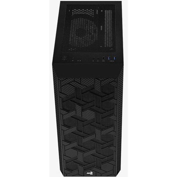 Gehäuse AeroCool Hive FRGB Black - Hive-G-BK-v2/ACCM-PV27043.11 - Foto 5