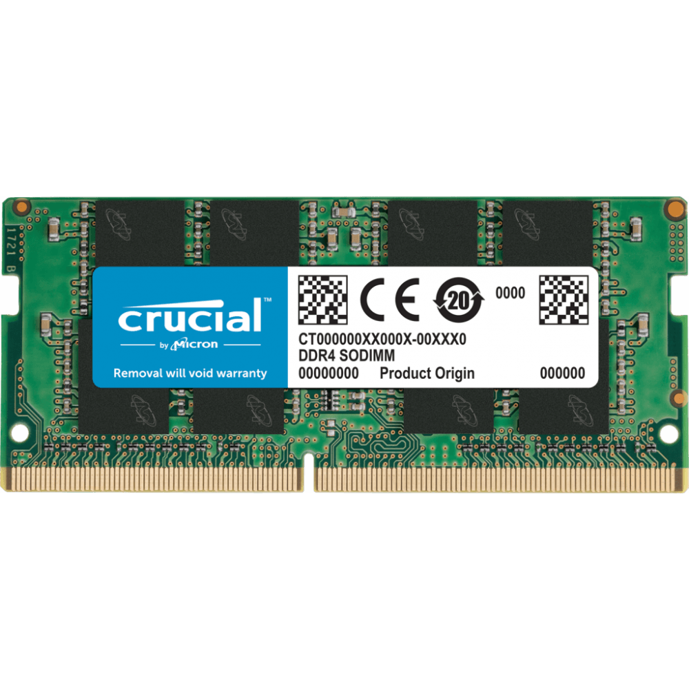 Mémoire vive 16GB DDR4 3200MHz Crucial SO-DIMM (CT16G4SFRA32A)