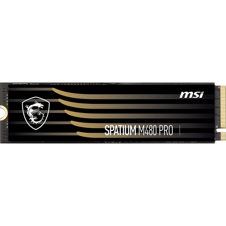 SSD interne 1TB MSI SPATIUM M480 PRO (SPATIUM M480 PRO PCIe 4.0 NVMe M.2 1TB) - S78-440L1G0-P83