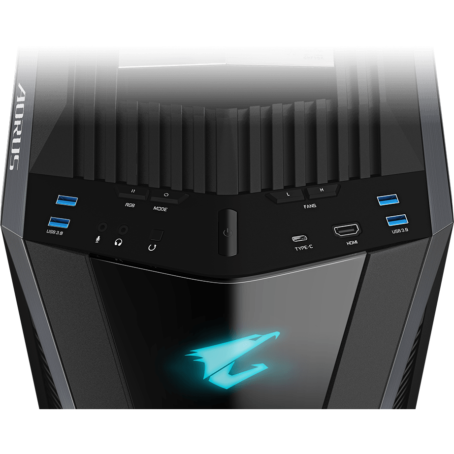 Gehäuse Gigabyte AORUS C700 Glass Black - GB-AC700G - Foto 9