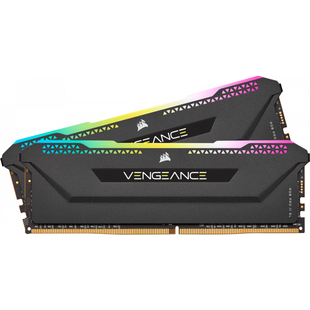 Arbeitsspeicher 32GB DDR4 3200MHz Corsair Vengeance RGB Pro SL (CMH32GX4M2E3200C16) (2x16GB KIT)