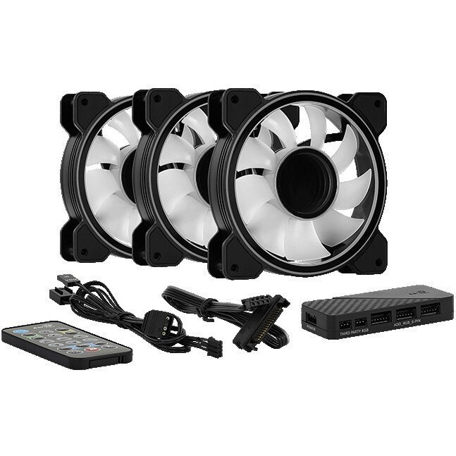 Ventilateur de boîtier AeroCool Mirage 12 ARGB Pro (3 pcs) - EN55978 - photo 2