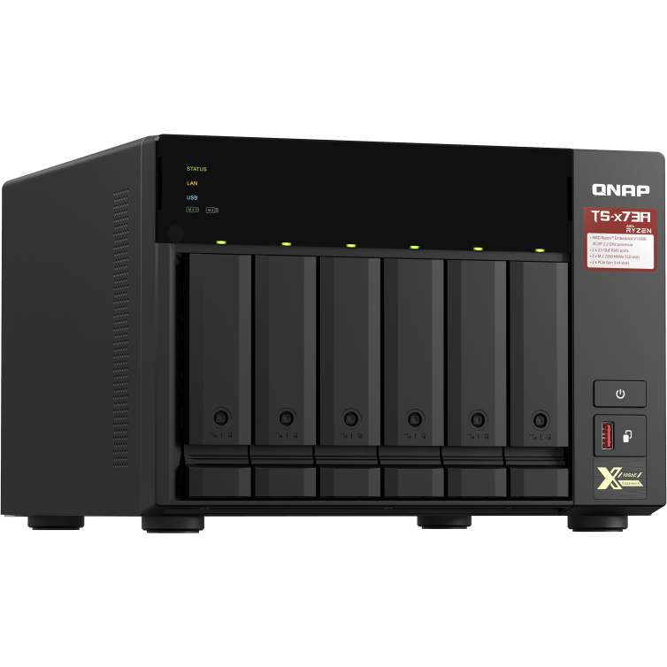 Netzwerkspeicher (NAS) QNAP TS-673A-8G - Foto 2