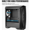 Gehäuse AeroCool Aero One Mini Frost Black (Frost-G-BK-v1) - EN52380 - Foto 2