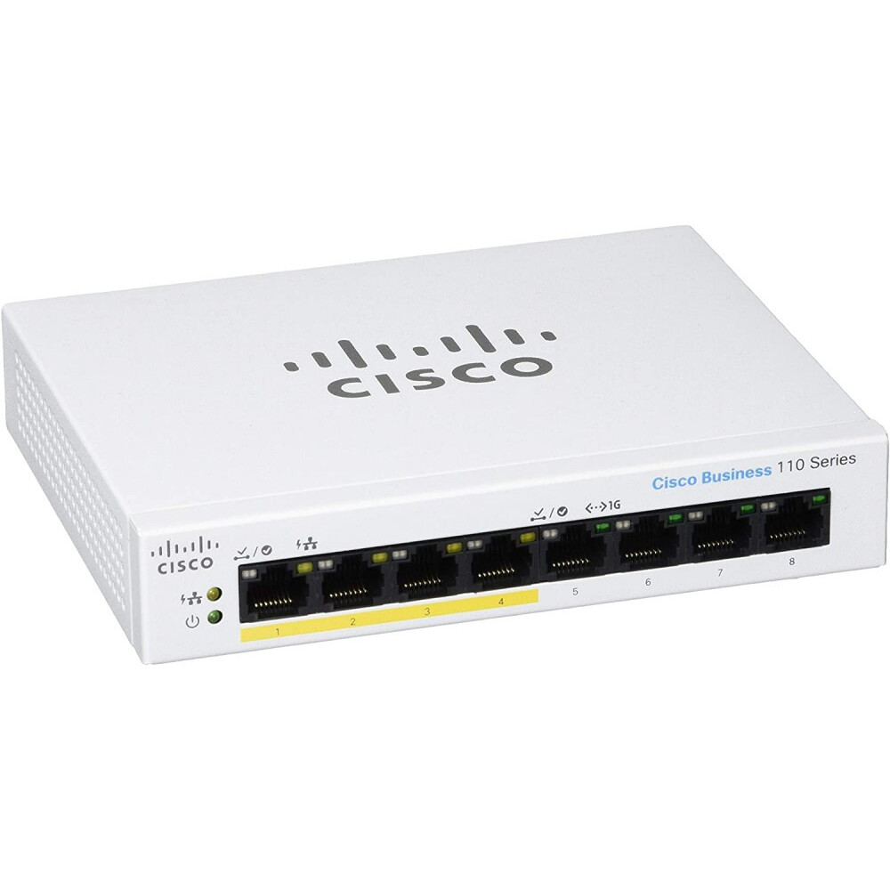 Switch (Netzwerkswitch) Cisco CBS110-8PP-D-EU