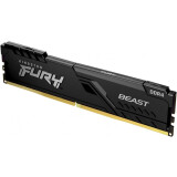 Mémoire vive 16GB DDR4 3200MHz Kingston Fury Beast Black (KF432C16BB1/16)