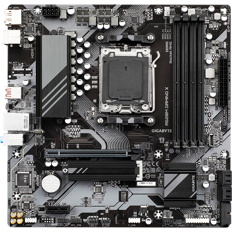 Mainboard Gigabyte A620M GAMING X