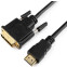câble HDMI - DVI, 1.8м, Gembird CC-HDMI-DVI-6