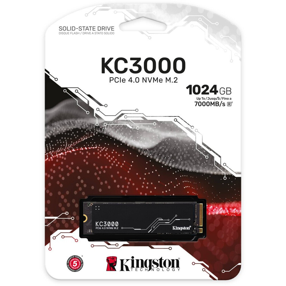 SSD-Speicher 1TB Kingston KC3000 (SKC3000S/1024G) - Foto 2