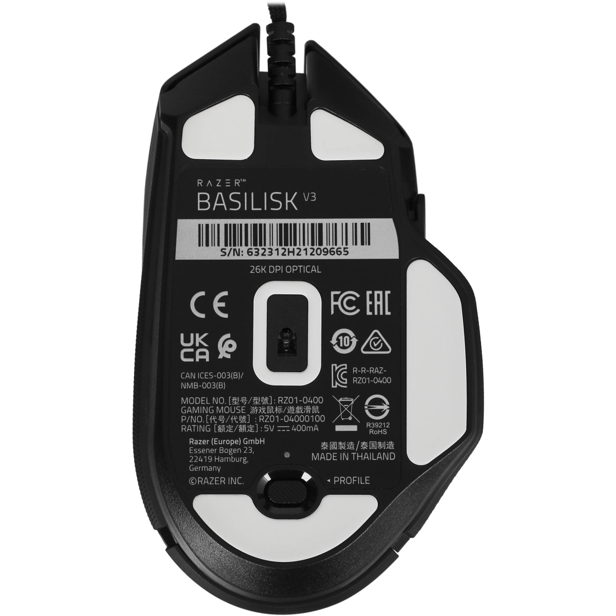 souris Razer Basilisk V3 - RZ01-04000100-R3M1 - photo 6