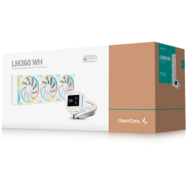Flüssigkeitskühlsystem DeepCool LM360 WH - R-LM360-WHDMMC-1 - Foto 6