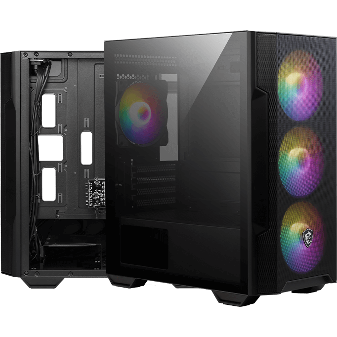 Gehäuse MSI MAG FORGE M100R Black - MAG FORGE M100R BK - Foto 2