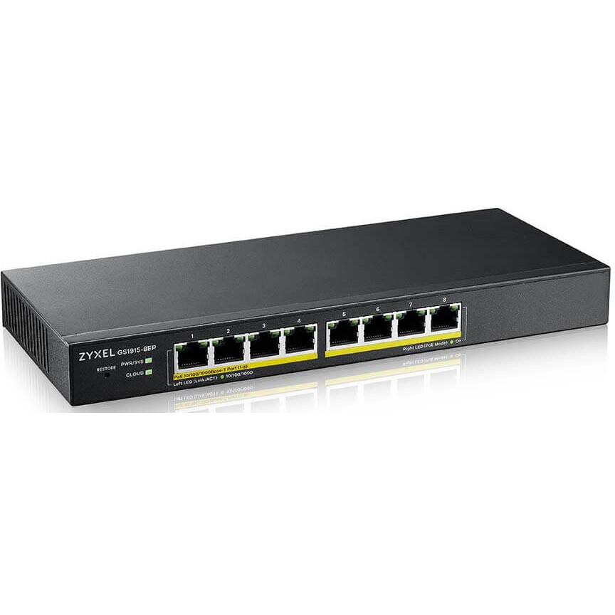 Commutateur (switch) Zyxel GS1915-8EP - GS1915-8EP-EU0101F