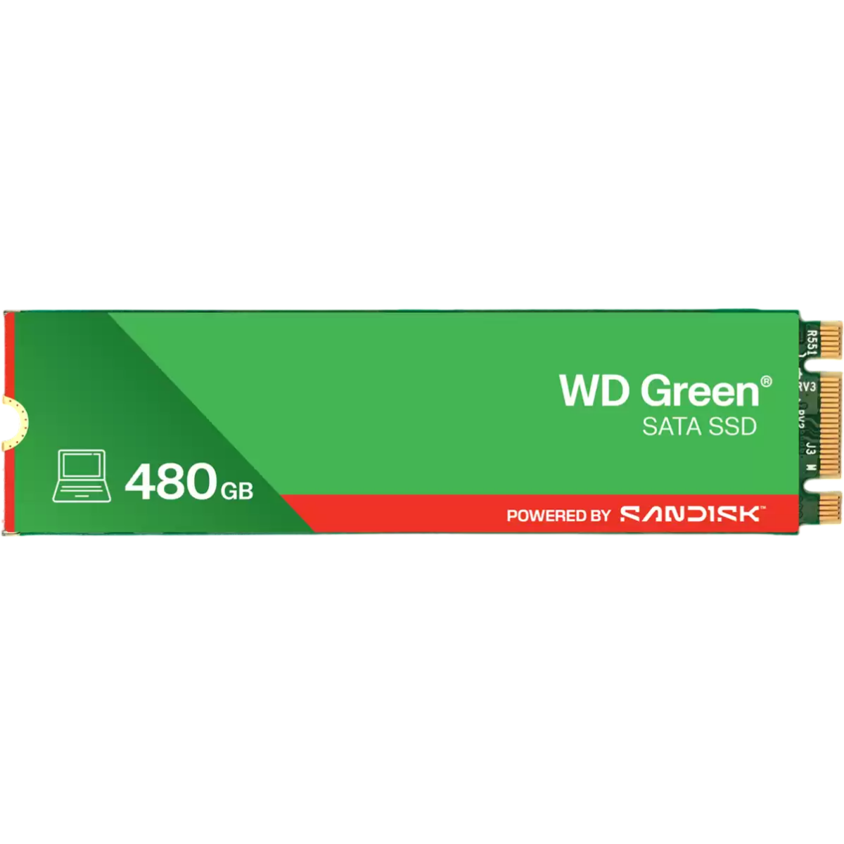 SSD interne 480GB WD Green (WDS480G3G0B)