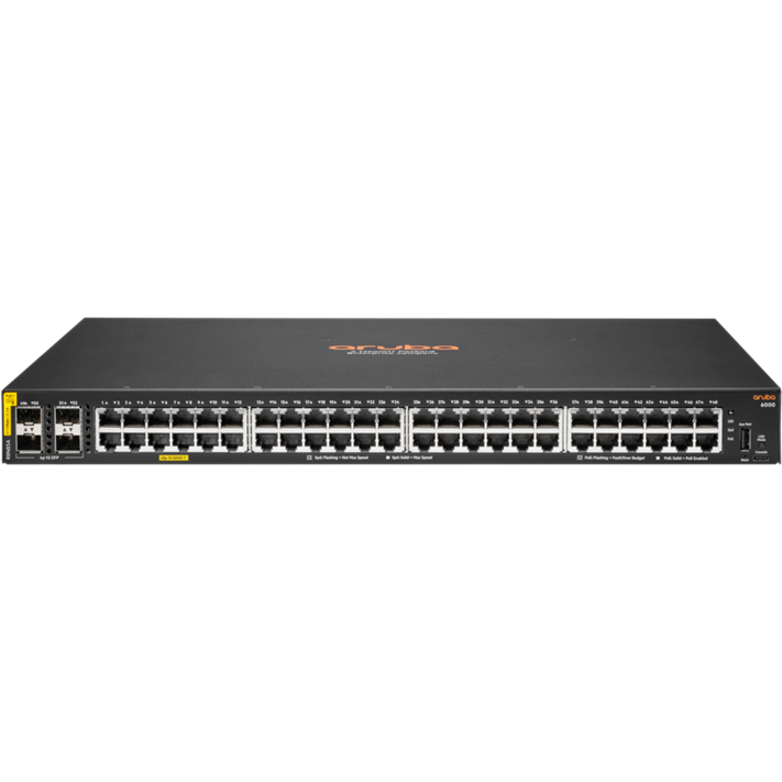 Commutateur (switch) HPE R8N85A Aruba 6000 48G Class4 PoE 4SFP 370W Switch