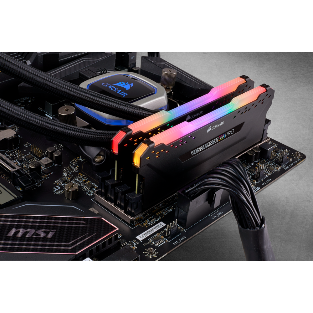 Arbeitsspeicher 32GB DDR4 3200MHz Corsair Vengeance RGB PRO (CMW32GX4M2E3200C16) (2x16GB KIT) - Foto 4
