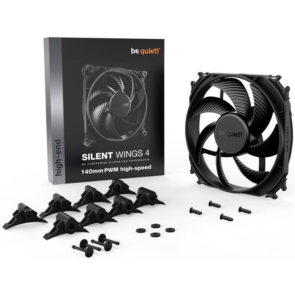 Ventilateur de boîtier Be Quiet Silent Wings 4 - 140mm PWM High-Speed - BL097 - photo 2