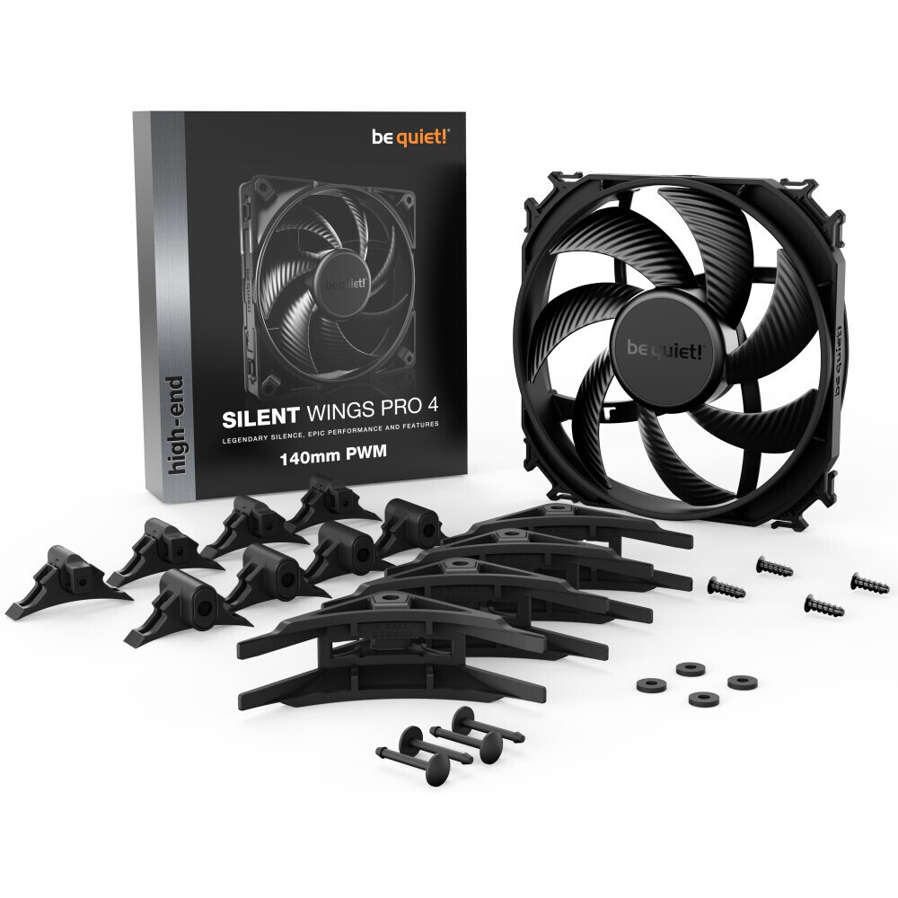 Gehäuselüfter Be Quiet Silent Wings Pro 4 - 140mm PWM - BL099 - Foto 5