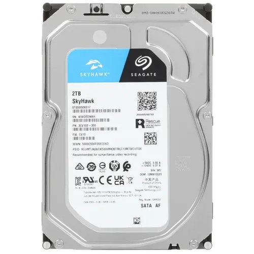 Disque dur 2TB SATA-III Seagate SkyHawk (ST2000VX017)