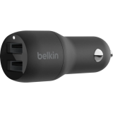 Chargeur de voiture pour voiture électrique Belkin BoostCharge Dual USB-A Car Charger 24W (CCB001btBK)