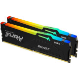 Mémoire vive 64GB DDR5 6000MHz Kingston Fury Beast RGB (KF560C36BBEAK2-64) (2x32GB KIT)
