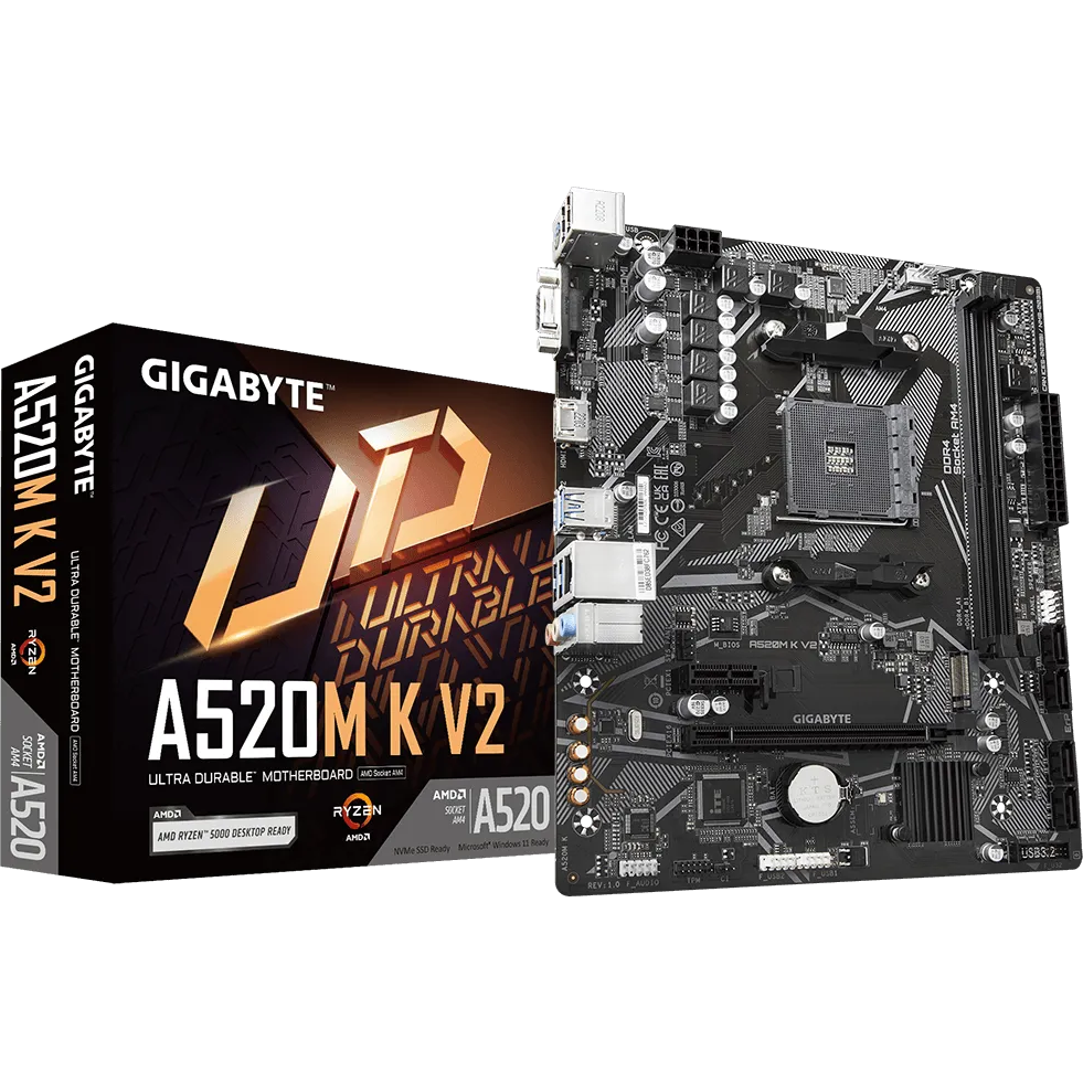 Mainboard Gigabyte A520M K V2 - Foto 5