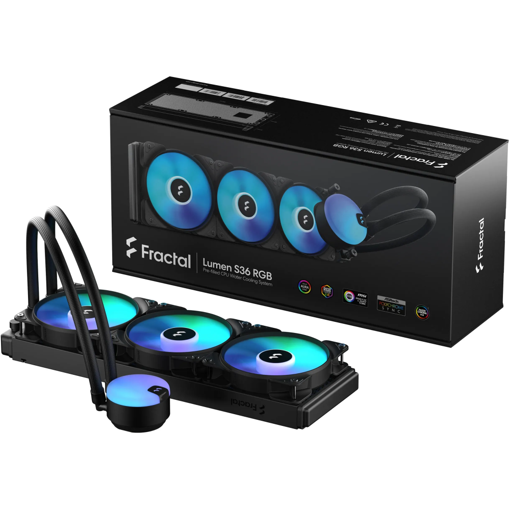Flüssigkeitskühlsystem Fractal Design Lumen S36 v2 RGB - FD-W-L1-S3612 - Foto 7