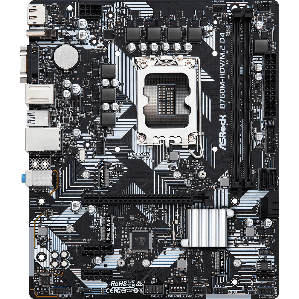 Mainboard ASRock B760M-HDV/M.2 D4