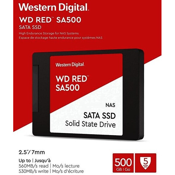 SSD WD Red 500Gb (WDS500G1R0A) - foto 3