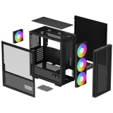 Gehäuse DeepCool CH560 ARGB Digital Black (R-CH560-BKAPE4D-G-1)