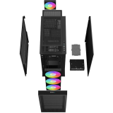 Gehäuse DeepCool CH560 ARGB Digital Black (R-CH560-BKAPE4D-G-1)