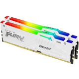 Mémoire vive 32GB DDR5 5600MHz Kingston Fury Beast White RGB (KF556C36BWEAK2-32) (2x16GB KIT)