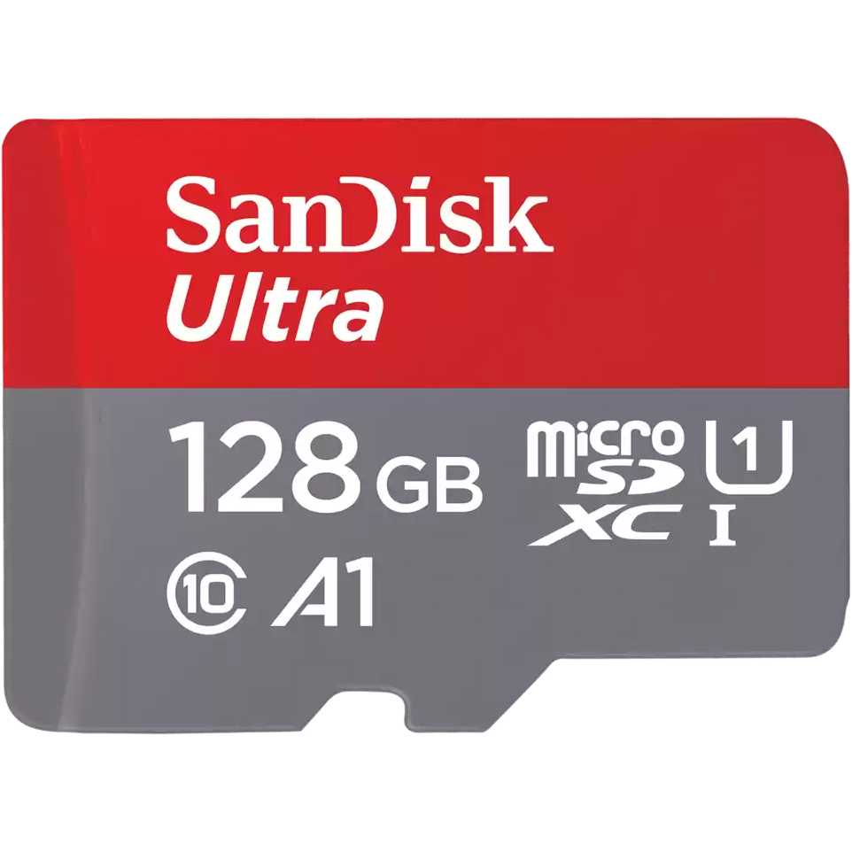 Speicherkarte 128GB MicroSD SanDisk Ultra + SD adapter (SDSQUAB-128G-GN6MA) - Foto 2