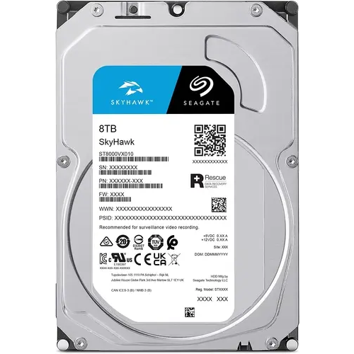 Festplatte 8TB SATA-III Seagate SkyHawk Surveillance (ST8000VX010)