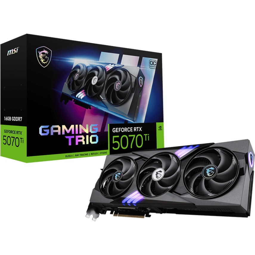 Grafikkarte NVIDIA GeForce RTX 5070 Ti MSI OC 16GB (RTX 5070 Ti 16G GAMING TRIO OC) - Foto 7