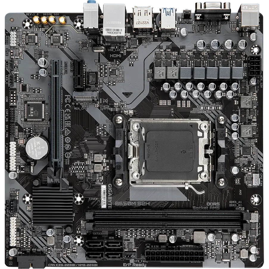 Mainboard Gigabyte B650M S2H - Foto 3