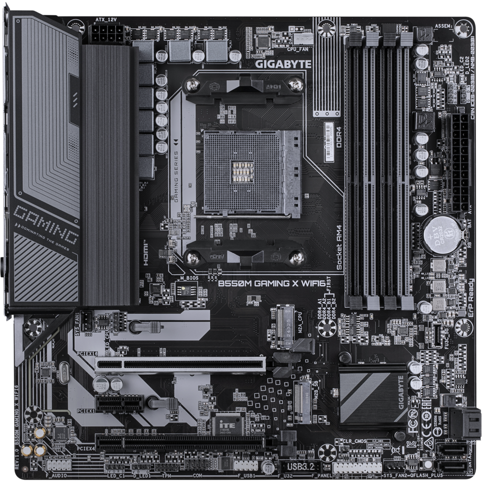 carte mère Gigabyte B550M GAMING X WIFI6