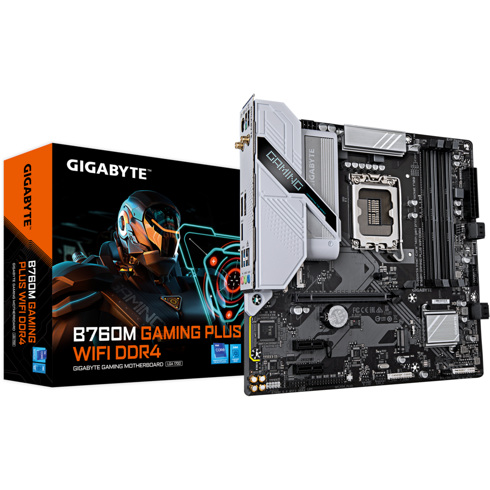 carte mère Gigabyte B760M GAMING PLUS WIFI DDR4 - photo 4