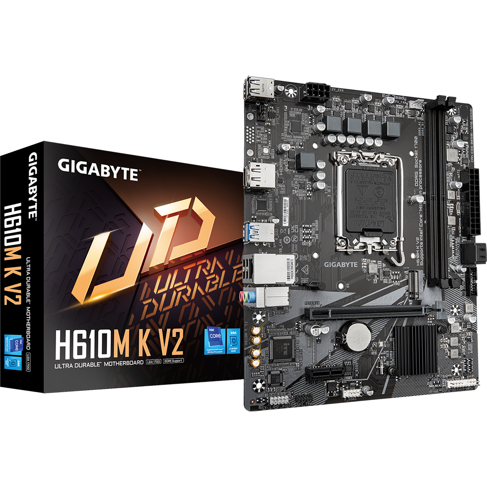 Mainboard Gigabyte H610M K V2 - Foto 4
