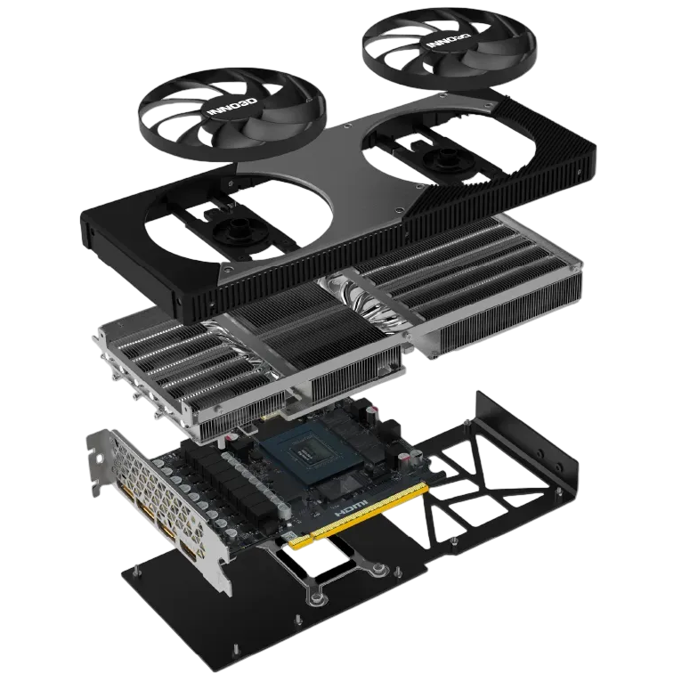 carte graphique NVIDIA GeForce RTX 5070 INNO3D TWIN X2 12GB (N50702-12D7-195064N) - photo 4